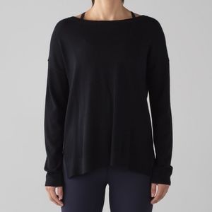 LULULEMON Well Being Black Sweater
